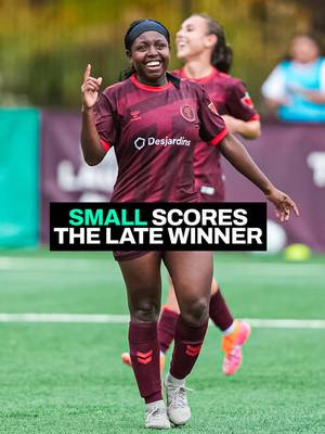 Toronto's pressure finally pays off as Nikki Small gives the hosts a late lead 😮