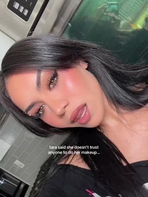 She’s officially a glam girl @Tarayummy 🥲 #tarayummy #tarayummymakeup #makeup #egirlmakeup #makeuphacks 