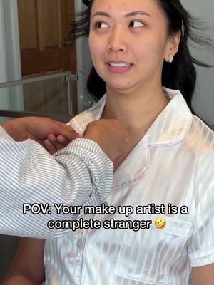 COULD YOU DO THIS?! 😂 Are you Type A or Type B?? Wonder how this would turn out 🫣🫠🤞 #lindamua #brides #bridalmakeup #sydneymua #asianmakeup 