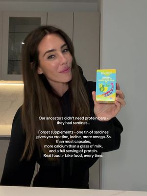 You guys blew up my DM’s yesterday asking me about which sardines I ate and how I ate them 😂 They’ve legit become one of my absolute favourite quick and easy go to’s - because they’re so nutrient dense, high in protein, creatine, iodine and of course omega 3s… I love the @Fish4ever ones as they’re in organic olive oil and lemon (I have them straight from the tin - no need to cook them) and order them from @Ocado 🫶🏽