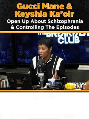 Behind every great man is a good woman! @keyshiakaoir opens up about how she’s helped manage @laflare.1017’s schizophrenic and bipolar episodes.Tap into the full interview on YouTube!