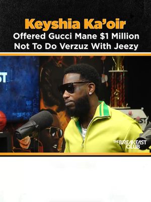 If your girl offered you $1M, not to do something… what would you do? 👀@icedaddy1017 passed on a quick bag to do the Verzuz w/ Jeezy! Tap in to hear @keyshiakaoirr take on that night!