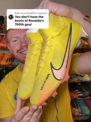 Replying to @carfan902 When CR7 scored his 700th GOAL in 2022‼️🤩 What should I find next? 👀 #cr7 #ronaldo #nikefootball #mercurial #footballboots 