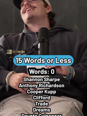 playing 15 words or less #nfltrivia #15wordsorless