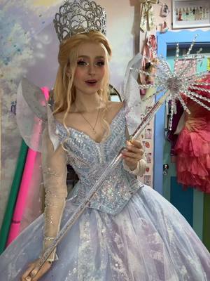 Hi so my Glinda blue bubble dress cosplay from @Wicked: For Good is finished 🥹💙💜🫧 this character means a lot to me so the fact that this dress is finished means the world and I cannot wait to wear her to comic con this weekend!! 🥰 #wicked #glinda #sewing #DIY #cosplay 
