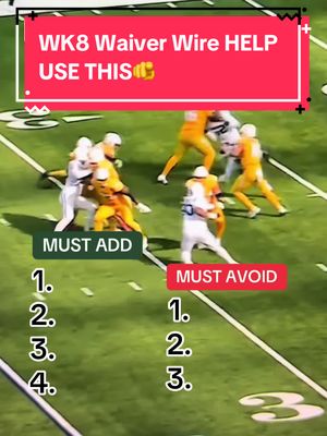 Use THIS as your complete waiver wire guide🫵 #fantasyfootball #fantasyfootballadvice #fantasyfootballtips #nflfootball #nfl 