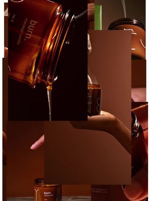 spark something. Shop our burn massage candle at our link in bio or TikTok shop. #candle #fallcandle #getmaude #cleanbeauty 