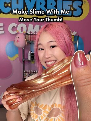 Use your thumb to make the slime! 👍 Peachybbies.com restocks Friday at 7pm EST! ✨🎉 