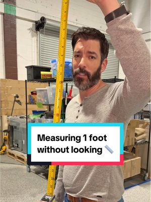 Side note, don’t look up my feet on the internet… #propertybrothers #tapemeasure 
