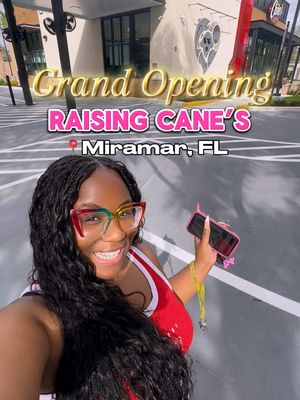🚨 @Raising Cane's is opening in Miramar, FL this Tuesday (Oct 21)! 🍗🔥 📍 17195 Miramar Pkwy, Miramar, FL 33027 Be in line before 9 AM to enter to win FREE Cane’s for a year (20 winners)! 🎉 👀 First 100 customers to buy a combo get a Miramar Hat + FREE Box Combo Card! 💛 ⏰ People line up early for this — don’t sleep on it 😴🔥 #RaisingCanes #MiramarEats #SouthFloridaEats #GrandOpening #FloridaFoodies       