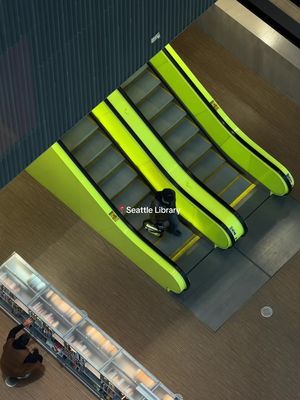 be the main character here  #seattle #library #seattletiktok #thingstodoinseattle #fyp
