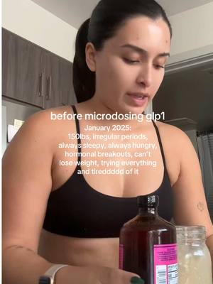 being severely insulin resistant makes weight loss 10x harder. not impossible! just wayyyy more friction. I tried for 2 years and felt defeated, often times gaining back the weight and then some. I gave myself one more year and decided enough was enough. I started microdosing compound trizepatide (never even went up to a full 5mg dose!) and lost 30lbs in a 6 month period. this medicine changed my life. I get my meds via @Mochi Health @myrajoinmochi and if you qualify, you can get yours too AND save $40 on your first order ❤️ link on my page to get started! #joinmochi #mochipartner #mochihealth #glp1 #glp1forweightloss 