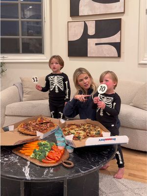 #ad Judges’ scores are in…  🍕🪩 Family night + our favorite dance show = 10s across the board! Pretty sure Leo deserves a spot at the judges’ table 😂 get @Domino’s for your watch party this week – any pizza, any toppings for only $9.99! Order now – this deal ends Sunday! #DominosCreatorCollective 