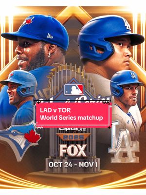 THE WORLD SERIES MATCHUP IS SET! WHO YOU GOT!! #losangelesdodgers #torontobluejays #WorldSeries #MLB 