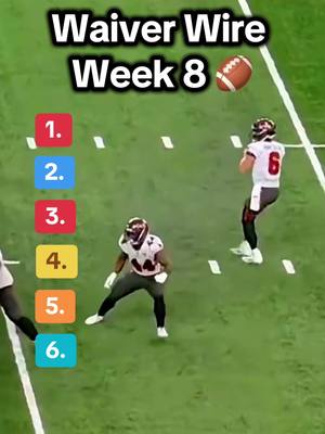 Waiver Wire Week 8 Fantasy Football ✅🏈 #waiverwire #fantasyfootball #nflfantasyfootball 