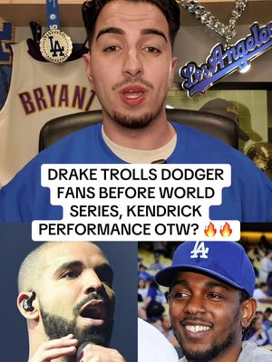 Dodgers & Blue Jays World Series = Kendrick Lamar VS Drake Part 2? 👀🔥 #losangeles #dodgers #MLB #dodgerstadium #drake 