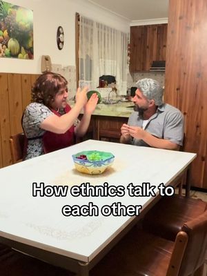 We’re not arguing, it’s just how we talk!