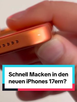 Die neuen iPhone 17 Geräte bekommen schnell Macken ins Aluminium? #apple #appleiphone #iphone17pro #smartphone #unboxing 