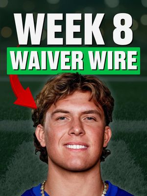 6 HIGHEST Priority Waiver Wire Adds for Week 8 🔥🏈 #fyp #fantasyfootball #fantasyfootballfellas #fantasyfootballadvice #fantasyfootballtips 