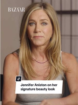 "I actually still have some items from the friendship show that I did back in the day," says #JenniferAniston during an episode of #InsideMyBeautyBag. "Do I have any beauty trends in hindsight that I wish I hadn't followed? Well, thin eyebrows was one. I keep talking about those. I'm obviously traumatised by the thin eyebrows.” 