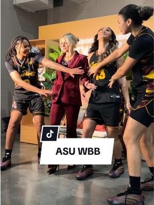 ASU showing out at media day 🤣 #Big12WBB #ASU #MediaDay 