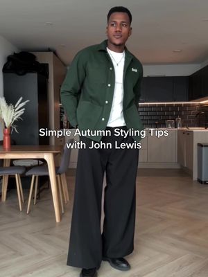 2 essential autumn styling tips with @John Lewis #AD #JohnLewisFashion John Lewis Crew Neck Cotton T-Shirt 37600923 Barbour Half Zip Wool Jumper 37811308 Forét Wood Twill Overshirt 17130303 Polo Ralph Lauren Cotton Jumper 37727908