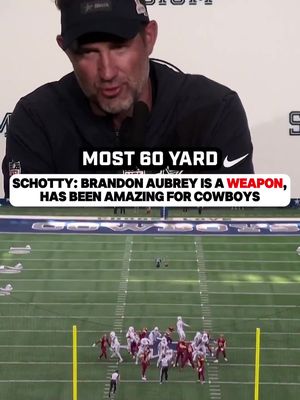 Brandon Aubrey has been a WEAPON for the Cowboys  (via DallasCowboys.com)