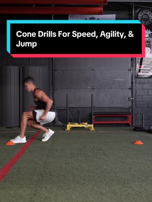 Cone Drills To Build Speed, Agility & Jump! 🔥 🗣️ Movement is a skill — and cone drills are one of my favorite ways to refine it. These aren’t just for athletes; they teach your body how to move efficiently, react quickly, and stay explosive. 💪🏽 Train for performance. Move with purpose. #SpeedTraining #AgilityDrills #AthleticPerformance #TrainLikeAnAthlete #MovementMatters