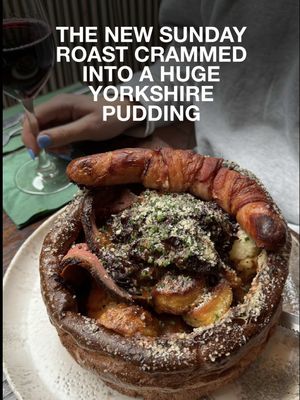 THE NEW SUNDAY ROAST CRAMMED INTO A HUGE YORKSHIRE PUDDING What if the Yorkshire Pudding was not merely an appealing side, but the vessel in which your Sunday roast is served? After a brainwave involving their Chicago deep dish pans, usually used for pizza, American Pies MCR in Ancoats have only gone and done it. They’ve stuffed their new Sunday Roasts - now served all day long on Sundays - into a giant Yorkshire, crusted with rosemary and parmesan. But while this is an eye-catching move, it’s also no gimmick. This would be a great roast whatever it’s served in. There’s porchetta stuffed with sausage and herbs, there’s perfectly pink striploin of beef, and a veggie roast with wild mushroom and candied walnuts, served with great roast potatoes finished with garlic butter, braised red cabbage and heavily buttered carrot and parsnip mash. Extras include a four-cheese cauliflower cheese (with or without nduja or truffle), and a giant pig in a blanket. …. ⏰ Sundays 12-11pm 📍 23 Blossom St, Ancoats, Manchester M4 5EP 💰 Roasts from £17.50 (veggies) and £25 (carnivores)