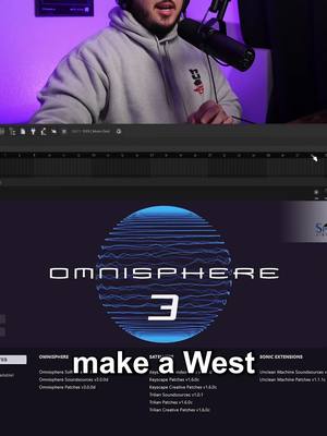 Making a west coast beat with Omnisphere 3 #musicproducer #producer #flstudio #typebeats #iiinfinite