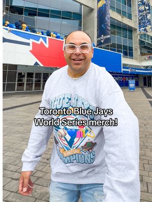 The Toronto Blue Jays are heading to the World Series for the first time since 1993, and I’m absolutely obsessed with all the merch at the @Toronto Blue Jays Shop! 💫 #WorldSeries #worldseries2025 #okbluejays #gojaysgo #torontobluejays 