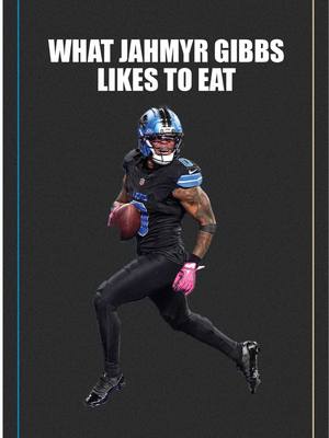 Jahmyr Gibbs is easy to please when it comes to his diet. An inside look at how one of the fastest players in the NFL eats 🥩 #nfl #football 