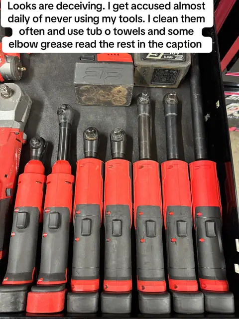 It blows my mind some mechanics are the first people to whine and complain about how much they have to spend on tools. Then the first second they get to trash on another professional in the trade because they take care of their tools they jump all over it.  Until we learn to stop tearing each other down we will always be fighting against a better future for ourselves. My Dad taught me from a young age. “If you take care of what you have it will last you a long time and you will be blessed with more” it’s simple but unfortunately not viewed as popular or you aren’t a man if you don’t destroy your body and your tools and look dirty.  Until we start acting, looking & respecting each other like professionals the general public will continue to view us not as professional. I get it. My situation is different. My clients come into my small shop and see my tool boxes. My tools on top of my work tables and carts. If I’m dirty, my tools are dirty and my shop is dirty.  It blows my mind some mechanics are the first people to whine and complain about how much they have to spend on tools. Then the first second they get to trash on another professional in the trade because they take care of their tools they jump all over it.  Until we learn to stop tearing each other down we will always be fighting against a better future for ourselves. My Dad taught me from a young age. “If you take care of what you have it will last you a long time and you will be blessed with more” it’s simple but unfortunately not viewed as popular or you aren’t a man if you don’t destroy your body and your tools and look dirty.  Until we start acting, looking & respecting each other like professionals the general public will continue to view us not as professional. I get it. My situation is different. My clients come into my small shop and see my tool boxes. My tools on top of my work tables and carts. If I’m dirty, my tools are dirty and my shop is dirty.  How do you think they will feel I’m going to treat their vehicles?  But that’s just my two cents. Take it for whatever you want. 