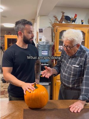This Is How You Carve a Pumpkin! #halloween #pumpkin #spooky #trendingvideo #fyp 