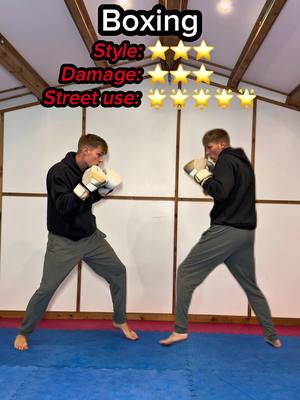 Rating martial arts styles…