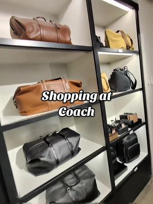 POV Shopping at the Coach Outlet #luxuryfashion #luxuryshopping #mensfashion #mensstyle #coach @Coach filmed on @Oakley Meta 