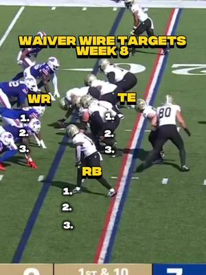 Waiver Wire Targets Week 8 #fantasyfootball #nfl #football #fantasyadvice #nflfootball 