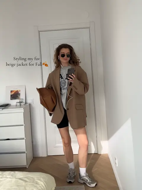 Тг: sophistiqué ⭐️ #minimalstyle #styleinspo #beigejacketinspo
