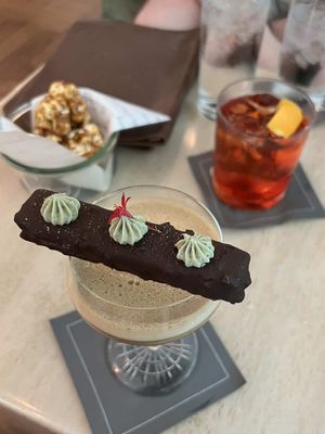 The best espresso martini in #charlestonsc  Located in the Dewberry Hotel Living room bar  #dewberrycharleston #espressomartini #chs 