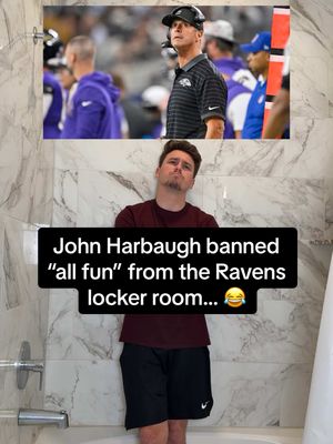 The Ravens situation went from bad to worse… 🤦‍♂️ John Harbaugh has essentially “banned all fun” from the Ravens locker room after their dreadful start to the season. 🏈 No video games, no basketball hoop, no nothing. And the funny part? They’re 0-2 since he enforced these rules. Desperate for a win? I think so. 🤷‍♂️ #nfl #football #guys #dudes #men 