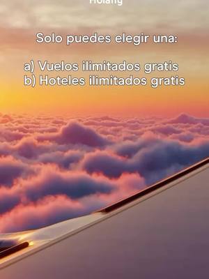 Solo puedes elegir una… ¿con cuál te quedas? 👀✈️🏨 Lo que sí es seguro: viajar conectado con Holafly hace que cualquier opción sea mejor. 🌍📲
