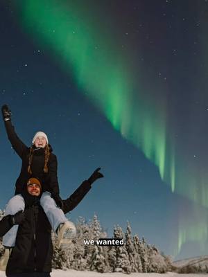 tips for seeing the aurora in fairbanks 🌌 ❄️WHEN aurora season runs from August 21 to April 21 and during this time you have a 90% chance of seeing the aurora if you’re out actively searching for 3 nights 🏨WHERE we stayed 3 different places during our time in Fairbanks  1. hotel chain in town - this is convenient & easy to book but we wouldn’t recommend since the light pollution is usually too strong in town to actually see the lights 2. airbnb - we spent 2 nights at an airbnb where we could walk outside and look for the lights, which was a cozy and more affordable alternative 3. glass hotel - we spent a night at Wilding Hotels new location and fairbanks and were very fortunate to have an amazing aurora show from our room that night 🗺️WAYS to chase the aurora 1. driving tour - this a great way to get away from cloud coverage and a very hands-off experience bc the guides track the aurora, drive you around, and help you take amazing photos but it is A LOT of time spent in the car 2. aurora lookout spot - there are a variety of lodges like Aurora Pointe all over Fairbanks where you can pay to hang out, play games, and drink coffee while waiting for the aurora from the warmth of a cozy lookout lodge 3. diy driving tour - take yourself on a driving tour to some of the popular lookout spots around Fairbanks 4. stay at a glass hotel / aurora resort - this was by far our favorite way to see the aurora and so relaxing in comparison to the other methods, some hotels will even call your room to wake you up if the aurora is good