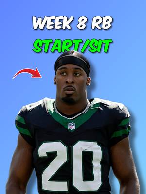 RBs To Start & Sit For Week 8 Fantasy Football 🏆 #nfl #fantasyfootball #fantasyfootballadvice #fyp