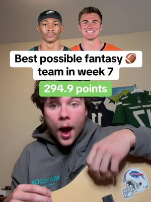 Best possible fantasy football team in week 7 ✅🏈 #fantasyfootball #nflfantasyfootball #nflfantasy 
