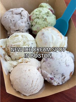 NEW ice cream spot in the South End! #boston #bostonfood #bostonfoodies #icecream #fyp #food #foodies #bostontiktok #foodietiktok #new #viral 