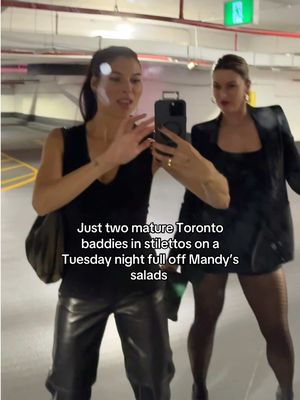 9pm let’s call it home girl… #nightout #toronto #mandyssalads #thewell #torontonightlife @Birdman 