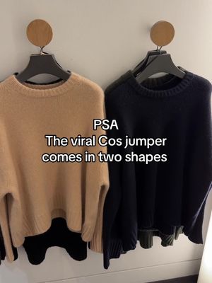 Which shape is your favourite??? #cos #cosbyyou #knitwear #autumnoutfits 
