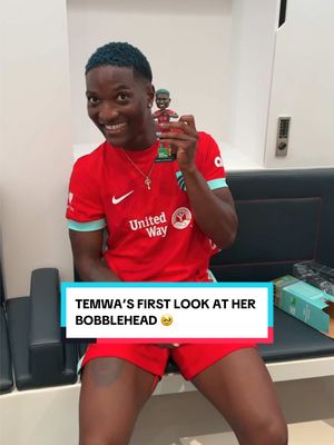 The wholesome @Temwa Chawinga content you need 🥹 @NWSL @H&R Block #nwsl #Soccer #bobblehead #kansascity 
