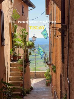 So many people try to fit too many towns into one day, but Tuscany isn’t made for checklists. It’s made for comfort: good food, slow drives, quiet views, and days that feel just right. Here’s a 7-day version that balances it all. Day 1 – Lucca Day 2 – Volterra Day 3 – San Gimignano Day 4 – Montalcino, San Quirico d’Orcia, Pienza Day 5 – Montepulciano + Val d’Orcia viewpoints Day 6 – Siena Day 7 – Pisa Add 2–3 days for Florence if you haven’t seen it yet. Save this for your Tuscany itinerary, the comfort version that feels right, not rushed.