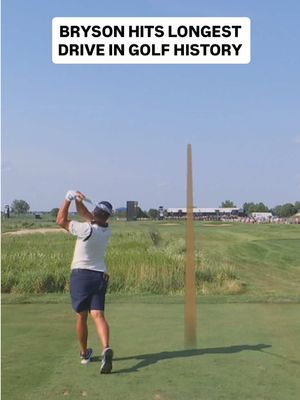 Some serious air time… 😱 #golf #LIVGolf #brysondechambeau 